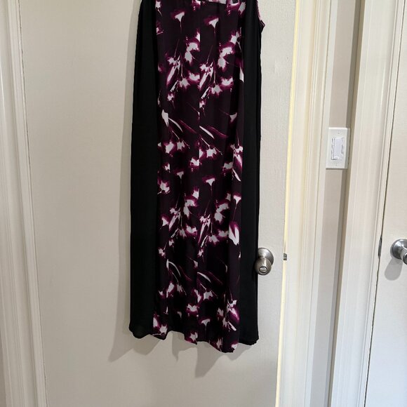 BCBG Purple/Black Cocktail Dress - Picture 2 of 2